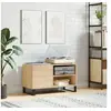 Image de Armoire à disques chêne sonoma 85x38x48 cm bois d ingénierie