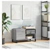 Image de Armoire à disques sonoma gris 85x38x48 cm bois d ingénierie