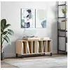 Image de Armoire à disques chêne sonoma 100x38x48 cm bois d ingénierie
