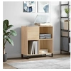 Image de Armoire à disques chêne sonoma 84,5x38x89 cm bois d ingénierie