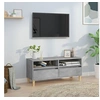 Image de Meuble TV, Armoire de Télévision avec Rangement, Meuble Télé Salon Salle de Séjour Intérieur, Scandinave, Gris Béton Bois d'Ingénierie