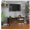 Image de Meuble TV chêne fumé 100x34,5x44,5 cm bois d'ingénierie831906