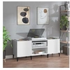 Image de Platenkast 121x38x48 cm bewerkt hout wit831933