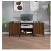 Image de Armoire à disques chêne marron 121x38x48 cm bois d'ingénierie