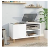 Image de Armoire à disques blanc 84,5x38x48 cm bois d ingénierie