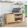 Image de Armoire à disques chêne sonoma 84,5x38x48 cm bois d ingénierie
