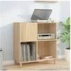 Image de Armoire à disques chêne sonoma 84,5x38x89 cm bois d ingénierie
