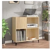 Image de Platenkast 84,5x38x89 cm bewerkt hout sonoma eikenkleurig832000