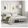 Image de Bedframe met hoofdbord metaal wit 180x200 cm353492