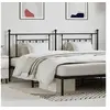 Image de Tête de lit métal noir 193 cm 353574