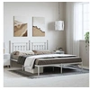 Image de Bedframe met hoofdbord metaal wit 183x213 cm353591