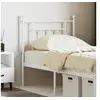 Image de Tête de lit métal blanc 75 cm 353612