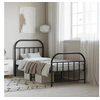 Image de Bedframe met hoofd- en voeteneinde metaal zwart 90x190 cm353645