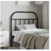 Image de Tête de lit métal noir 90 cm