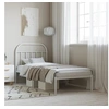 Image de Bedframe met hoofdbord metaal wit 90x190 cm353676
