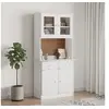 Image de Buffet ALTA blanc 77x35x165 cm bois massif de pin 3187774