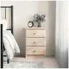 Image de Table de chevet ALTA 41x35x55,5 cm bois de pin massif