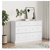 Image de Commode ALTA blanc 112x35x73 cm bois massif de pin