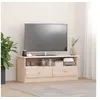 Image de Meuble TV avec tiroirs ALTA 100x35x41 cm bois massif de pin 353933