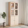 Image de Vitrine en verre ALTA 77x35x186,5 cm bois de pin massif