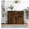 Image de Buffet chêne fumé 91x28x75 cm bois d ingénierie