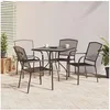 Image de 5-delige Tuinset staal antracietkleurig3187966