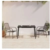 Image de Ensemble à manger de jardin 3 pcs anthracite acier, ensemble de salle à manger, ensemble de salle à manger 3187969
