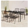 Image de Ensemble à manger de jardin 5 pcs anthracite acier, ensemble de salle à manger, ensemble de salle à manger 3187972