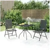 Image de 3-delige Tuinset staal antracietkleurig3187975