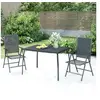 Image de Ensemble à manger de jardin 3 pcs anthracite acier, ensemble de salle à manger, ensemble de salle à manger 3187980