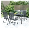 Image de Ensemble à manger de jardin 5 pcs anthracite acier, ensemble de salle à manger, ensemble de salle à manger 3187982