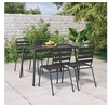 Image de Ensemble à manger de jardin 5 pcs anthracite acier, ensemble de salle à manger, ensemble de salle à manger 3187991