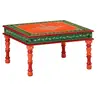 Image de Salontafel handbeschilderd massief mangohout oranje353765