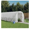 Image de Tuinkas met stalen frame 48 m² 24x2x2 m wit3188038