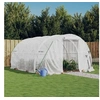 Image de Serre avec cadre en acier blanc 12 m² 4x3x2 m, polytunnel, serre à cadre froid, serre pour tomate, serre de jardin, 3188050
