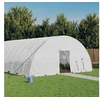 Image de Serre avec cadre en acier blanc 72 m² 12x6x2,85 m, polytunnel, serre à cadre froid, serre pour tomate, serre de 3188120