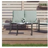 Image de Table de jardin anthracite 55x40x37 cm acier 355821