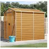 Image de Abri de jardin marron clair 191x215x198 cm acier galvanisé