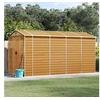 Image de Abri de jardin marron clair 191x385x198 cm acier galvanisé