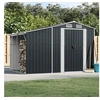 Image de Abri de Jardin, Cabane à Outils avec Poignées, Remise à Outils avec Toit Inclinable, Abri de Rangement Patio, 3188292
