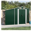 Image de Abri de Jardin, Cabane à Outils avec Poignées, Remise à Outils avec Toit Inclinable, Abri de Rangement Terrasse, Vert 364514