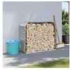 Image de Haardhoutopslag 120x45x100 cm gegalvaniseerd staal lichtgrijs364553