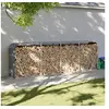 Image de Haardhoutopslag 300x45x100 cm gegalvaniseerd staal antraciet364566