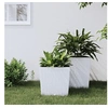 Image de Plantenbak met uitneembare bak rattan-look 21/32 L PP wit364680