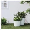 Image de Jardinière et intérieur amovible blanc 15 -15,3 L rotin PP 364685