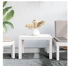 Image de Table de jardin blanc 59x47x40 cm PP