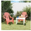 Image de Chaises de jardin pour enfants lot de 2 rouge 37x34x44 cm PP 364738