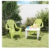 Image de Chaises de jardin pour enfants lot de 2 vert 37x34x44 cm PP