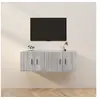 Image de Meubles TV muraux 2 pcs sonoma gris 57x34,5x40 cm3188340