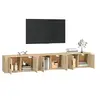 Image de Meubles TV muraux 3 pcs chêne sonoma 80x34,5x40 cm